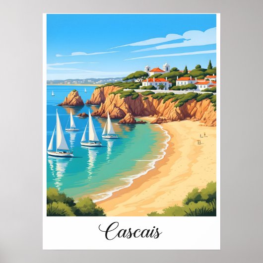 Cascais, Portugal – Kuststad Poster (Voorkant)