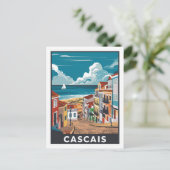 Cascais, Portugal Street Briefkaart (Staand voorkant)