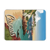 Cascais Portugal Vintage Magneet (Horizontaal)