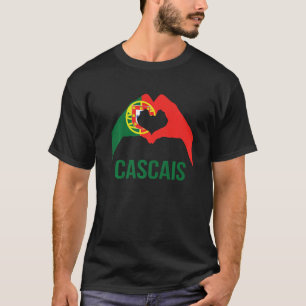 Cascais Portugal vlag T-shirt