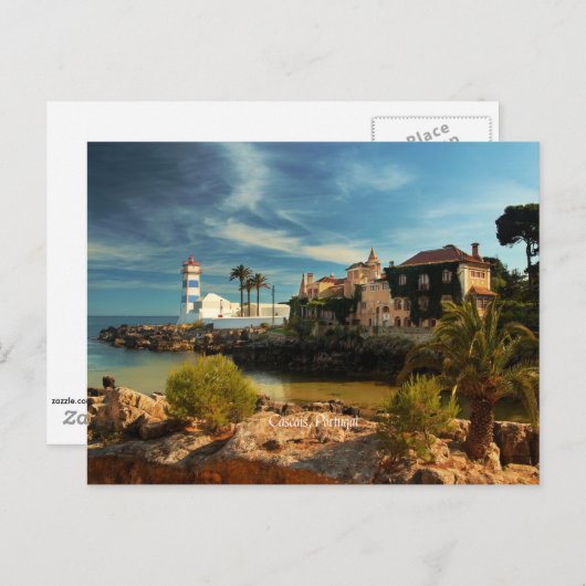 Cascais, Portugese picturesque landschap Briefkaart (Voorkant / Achterkant)