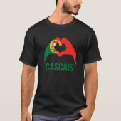 Cascais Portuguese City Love Portugal Flag T-shirt (Voorkant)