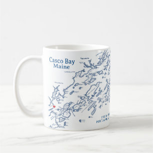 Casco Bay Maine Gift Koffiemok