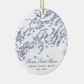 Casco Bay Maine Ornament - Home Sweet Home (Rechts)