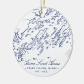 Casco Bay Maine Ornament - Home Sweet Home (Links)