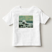Casco Bay, MaineSurf en Beach Rocks Kinder Shirts (Voorkant)