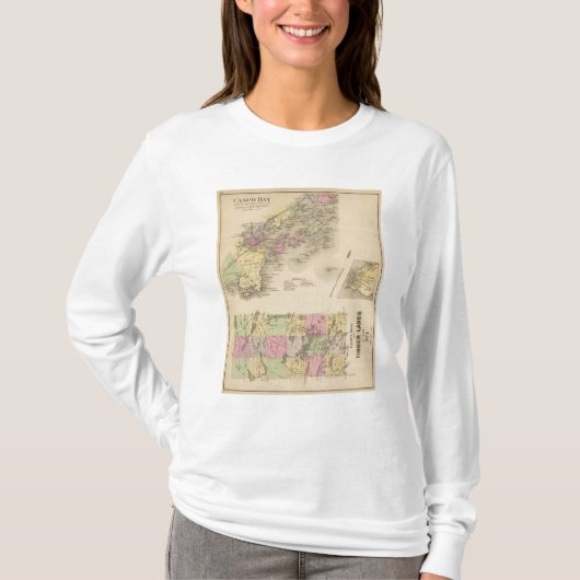 Casco Bay Map T-shirt (Voorkant)