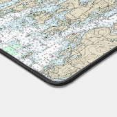 Casco Bay nautische kaart 13290 Bureaumat (Hoek)