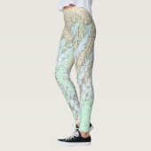 Casco Bay nautische kaart 13290 Leggings (Links)