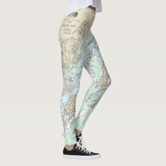 Casco Bay nautische kaart 13290 Leggings