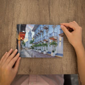 Casco Panama City Old Town Watercolor Postcard Kaart
