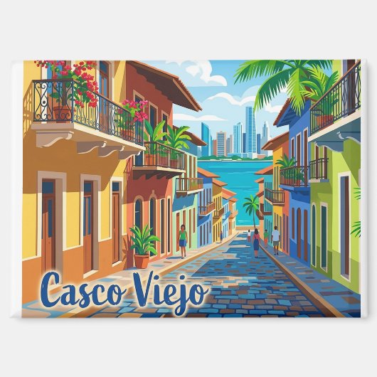 Casco Viejo Panama Magneet (Voorkant)