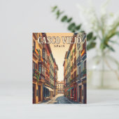 Casco Viejo Spanje Briefkaart (Staand voorkant)