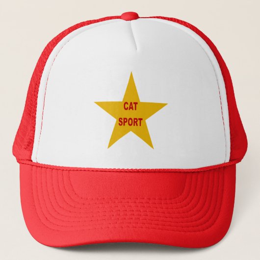 Cascola trucker wit/rood CATALUNA SPORT Pet (Voorkant)