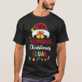 Case Manager Christmas Squad Santa Hat Matching Pr T-shirt (Voorkant)