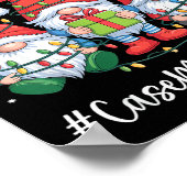Case Manager Dwerg Alles Is Goed Grappige Kerstmis Poster (Hoek)