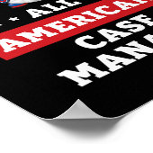 Case Manager Kabouters 4 juli Amerikaanse vlag VS  Poster (Hoek)