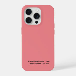 Case-Mate Barely There Apple iPhone 15 Hoesje Pro Case