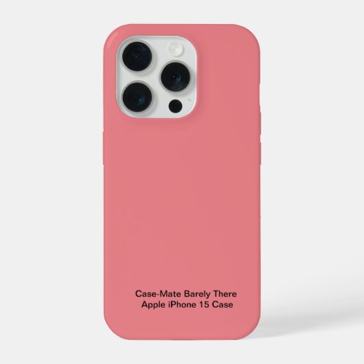 Case-Mate Barely There Apple iPhone 15 Hoesje Pro Case (Achterkant)