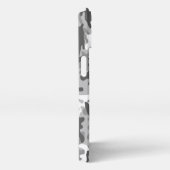 Case-Mate iPhone Case Grey and White Camouflage iPhone Hoesje (Rechterkant)