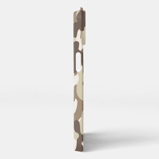 Case-Mate iPhone Case White And Brown Camouflage iPhone Hoesje (Rechterkant)