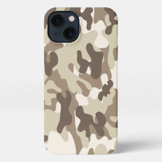Case-Mate iPhone Case White And Brown Camouflage iPhone 13 Hoesje