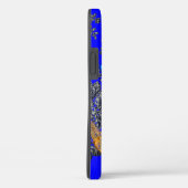 CASE MATE TOUGH CUSTOM INITIAAL BLAUW ANTIEK RUIMT (Achterkant / Rechts)