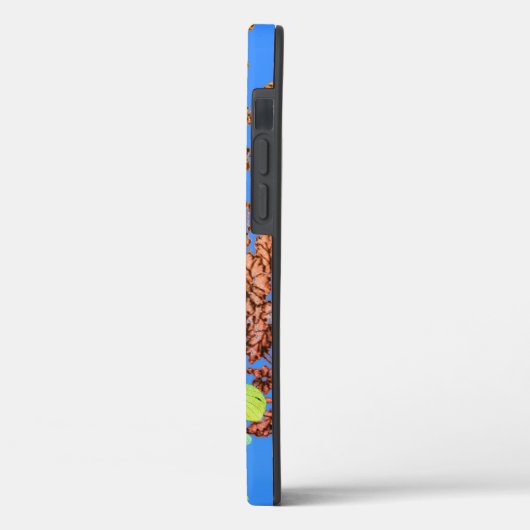 CASE MATE TOUGH CUSTOM INITIAAL BLAUW ANTIEK RUIMT (Achterkant / Links)