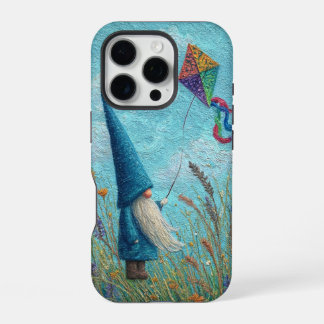 Case-Mate Tough iPhone 16 Hoesje-Gnome Vlieger Pro Hoesje