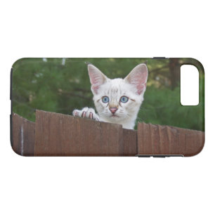 Case-Mate Tough Plus iPhone 7 Hoesje Witte Kitten
