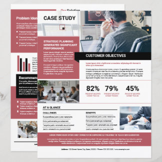 Case Study Flyer Sjabloon