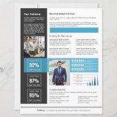 Case Study Flyer Sjabloon | Zakelijke Marketing (Achterkant)