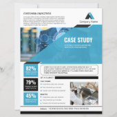 Case Study Flyer Sjabloon | Zakelijke Marketing (Voorkant)