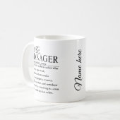 Casemanager Koffiemok (Voorkant links)