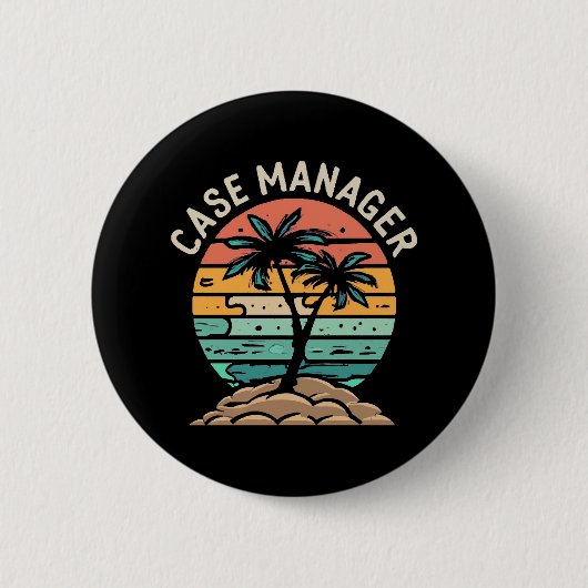 Casemanager Ronde Button 5,7 Cm (Voorkant)