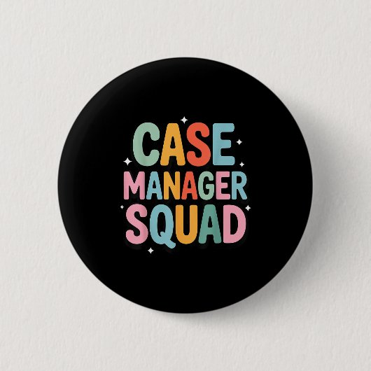 Casemanager Team Ronde Button 5,7 Cm (Voorkant)