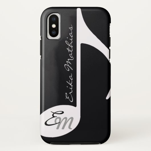 casemate voor muzieknotities met naam Case-Mate iPhone case (Achterkant)