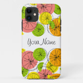 Caseportret Citrus 'Name' iPhone Case-Mate iPhone Case (Achterkant)