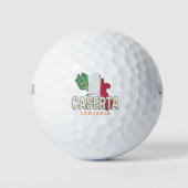 Caserta Italië Retro Campania Kaart  Souvenir Golfballen (Voorkant)