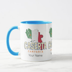 Caserta Italië Retro Campania Kaart  Souvenir Mok