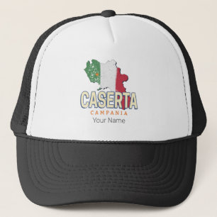 Caserta Italië Retro Campania Kaart  Souvenir Trucker Pet