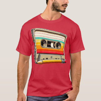 Casete retro con lpiz diseo  para nostlgico t-shirt