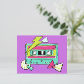 Casette Tape aangepast briefkaart kleur (Staand voorkant)