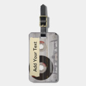 Casette Tape Bagagelabel (Voorkant verticaal)