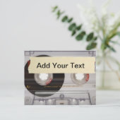 Casette Tape Briefkaart (Staand voorkant)