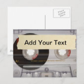 Casette Tape Briefkaart (Voorkant / Achterkant)