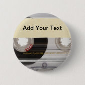 Casette Tape Ronde Button 5,7 Cm (Voorkant)
