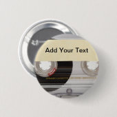 Casette Tape Ronde Button 5,7 Cm (Voorkant /achterkant)