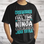 Caseworker Job Title Beroep Grappig Caseworker T-shirt