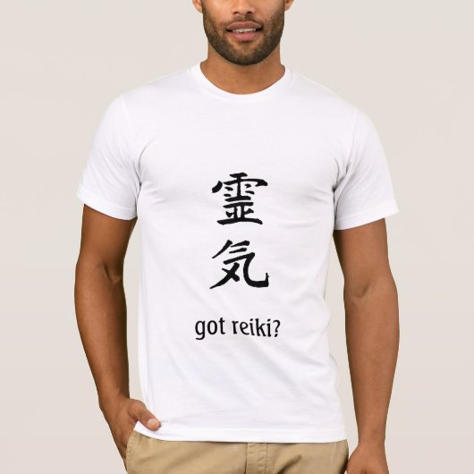 Casey Coaching "heeft reiki?" T-shirt (Voorkant)